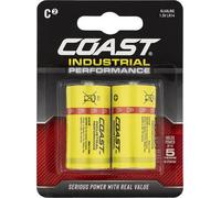 Coast Industrial Performance Alkaline Batteries C Cell 2 Pack