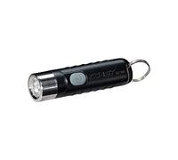 Coast KL20R 380 Lumen EDC Rechargeable Lightweight LED Keychain Flashlight, Black