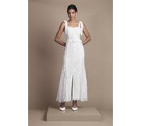 Coast Lace Bow Shoulder Maxi Wedding Dress In Ivory ivory 10