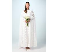 Coast Lace Cape Wedding Dress In Ivory ivory 10