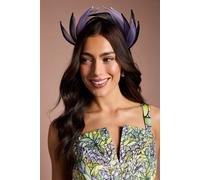 Coast Lisa Tan Petal Detail Headband Fascinator, One Size, Navy