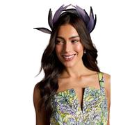 Coast Lisa Tan Petal Detail Headband Fascinator, One Size, Navy