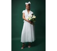 Coast Lisa Tan Two In One Wedding Dress In Ivory