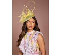 Coast Women's Loop & Quill Fascinator in Lemon Coast Lemon One Size