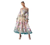 Coast Women's Muse Long Sleeve Embroidered Maxi Dress | Size: 8 Coast Multicolor 8