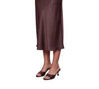 Coast Women's Olivia High Stiletto Heeled Faux Leather Open Toe Mules in Chocolate | Size: 6 Coast Chocolate 6