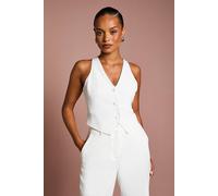 Coast Petite Premium Tailored Bridal Waistcoat In Ivory ivory 14