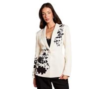 Coast Women's Placement Print Floral Blazer in Mono | Size: 18 Coast Mono 18