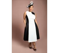Coast Women's Plus Mono Colour Block Midi Dress | Size: 18 Coast Mono 18