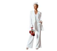 Coast Women's Premium Flare Bridal Trousers in Ivory | Size: 16 Coast Ivory 16