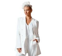 Coast Women's Premium Tailored Bridal Waistcoat in Ivory | Size: 16 Coast Ivory 16