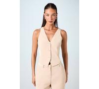Coast Women's Premium Tailored Bridal Waistcoat in Champagne | Size: 14 Coast Champagne 14