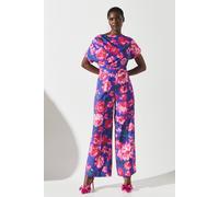 Coast Printed Pleat Off The Shoulder Jumpsuit multi 8