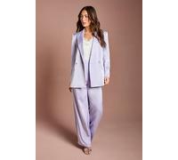 Coast Women's Satin Flare Trouser in Lilac | Size: 10 Coast Lilac 10