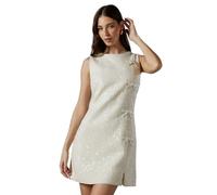 Coast Women's Sequin Boucle Shift Dress With Bows in Ivory | Size: 12