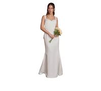 Coast Women's Strappy Bow Back Fish Tail Wedding Dress in Ivory | Size: 14 Coast Ivory 14