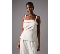 Coast Strappy Lapel Top In Champagne champagne 8