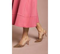 Coast Women's Trinnie Faux Leather Sequin Mesh Medium Stiletto Heel Court Shoes in Beige | Size: 7 Coast Beige 7