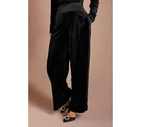 Coast Trouser With Satin Waistband In Black black