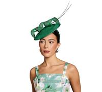 Coast Twist Loop and Quill Fascinator, One Size, Green