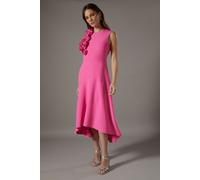 Coast Women's 3D Corsage High Low Dress in Pink | Size: 8 Coast Pink 8