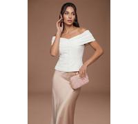 Coast Women's Abbie Pearl Detail Clutch Bag in Blush Coast Blush One Size
