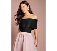 Coast Women's Bandage Bardot Top in Black | Size: 8