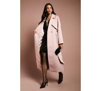 Coast Blush Satin Occasion Belted Trench Coat blush 10