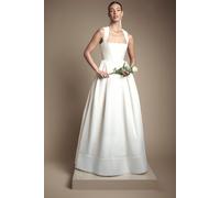 Coast Women's Bodice Full Skirt Wedding Dress in Ecru | Size: 12 Coast Ecru 12