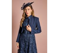 Coast Women's Bow Back Long Sleeve Jacket in Navy | Size: 10 Coast Navy 10
