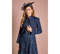 Coast Women's Bow Back Long Sleeve Jacket in Navy | Size: 8