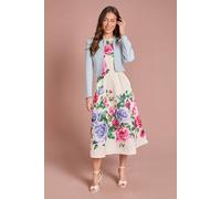 Coast Women's Bow Back Long Sleeve Jacket in Pale Blue | Size: 16 Coast Pale Blue 16