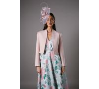 Coast Bow Back Long Sleeve Jacket, 14, Pink