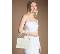 Coast Women's Bridal Faye Embellished Bow Shoulder Bag in Ivory Coast Ivory One Size