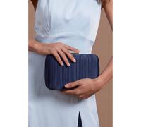 Coast Women's Brooke Satin Clutch Bag in Navy