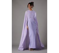 Coast Women's Cape Sleeve Maxi Dress in Lilac | Size: 12 Coast Lilac 12