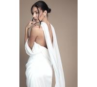 Coast Women's Chiffon Bridal Scarf in Ivory Coast Ivory One Size