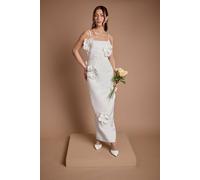 Coast Women's Corsage Pencil Wedding Dress in Ivory | Size: 10