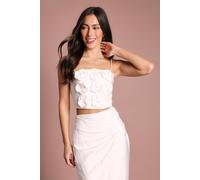 Coast Women's Corsage Strappy Wedding Top Co Ord in Ivory | Size: 16