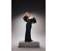 Coast Women's Couture 3D Floral Shawl in Black | Size: 12 Coast Black 12