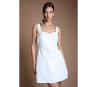Coast Women's Disc Sequin Bridal Mini Dress in Ivory | Size: 14 Coast Ivory 14