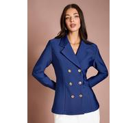 Coast Women's Double Breasted Bandage Blazer in Navy | Size: 8 Coast Navy 8