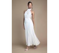 Coast Women's Embellished Maxi Wedding Dress With Godet Pleats in Ivory | Size: 8 Coast Ivory 8