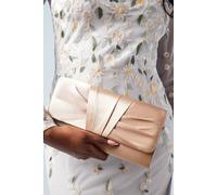 Coast Women's Emma Satin Detail Chain Clutch Bag in Champagne Coast Champagne One Size
