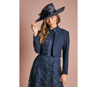 Coast Women's Feather Detail Hat in Navy Coast Navy One Size