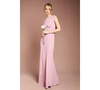 Coast Women's Honoured Sleeveless Cowl Back Maxi Bridesmaid Dress in Antique Rose | Size: 10 Coast Antique Rose 10