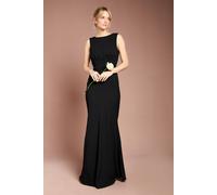 Coast Honoured Sleeveless Cowl Back Maxi Bridesmaid Dress, 10, Black