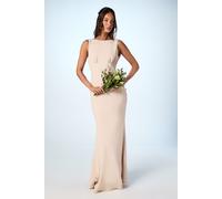Coast Women's Honoured Sleeveless Cowl Back Maxi Bridesmaid Dress in Champagne | Size: 14 Coast Champagne 14