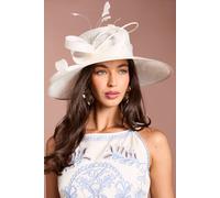Coast Women's Ivory Loop & Quill Wide Brim Hat