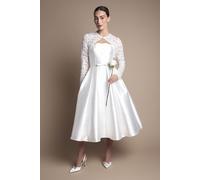 Coast Women's Lace Long Sleeve Wedding Bolero in Ivory | Size: Medium Coast Ivory M